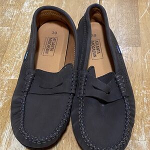Dark Brown Leather Loafers
